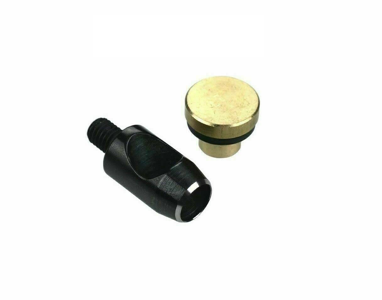 ISTA TOOLS Ösenpresse in M8 Gewinde/T-1 Ösen VPE in 120 STK. Messing, Ösenwerkzeuge in M8 Lochpfeifen in M8, Adapterstücke (Lochpfeife 4 mm)