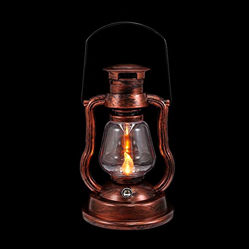 IMIKEYA Vintage Kerosene Lamp Creative Household Light for Festivals and Home Decor Rustic Oil Lantern with Design and Handle for Versatile Hanging Options