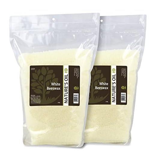 Nature's Oil White Beeswax Pearls for Crafting