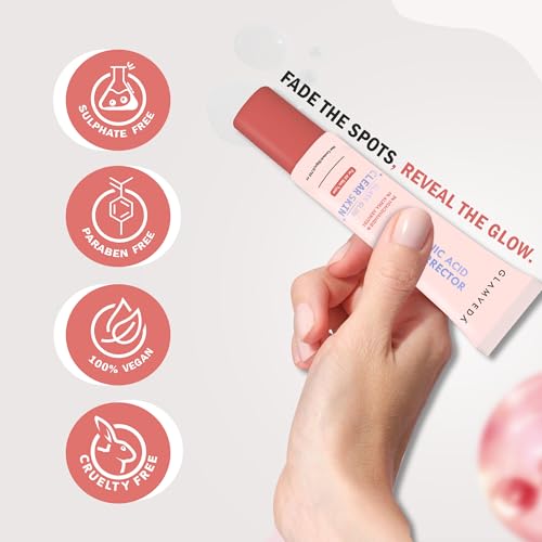 Image of Glamveda 3% Kojic Acid Acne Spot Corrector Gel For Reduce Acne Scars & Dark Spots | Day & Night Gel | Skin Brightening & Pigmentation Removal | With Alpha Arbutin & Niacinamide | 20g