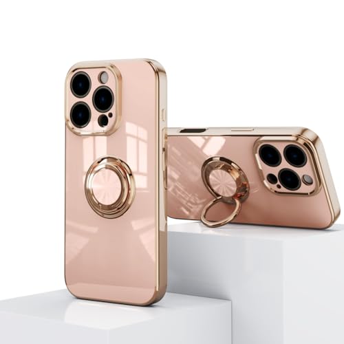 Coque iPhone 16 Pro antichoc rose pour appels video et trajets - 6