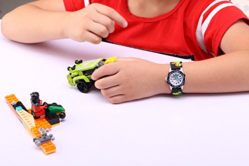 Image of Jewtme Cute Toddler Children Kids Watches Ages 3-8 Analog Time Teacher 3D Silicone Band Cartoon Watch for Little Girls Boys
