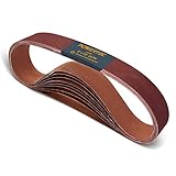 POWERTEC 111560 100 Grit Aluminum Oxide Sanding Belt (10 Pack), 2
