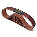 POWERTEC 111560 100 Grit Aluminum Oxide Sanding Belt (10 Pack), 2" x 72"