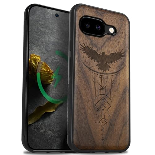 Carveit MagSafe (�}�O�Z�[�t) �Ή� Google Pixel 9a �P�[�X �ؐ� �y�V�R��+TPU�V���R���c�[�C�������z ���C���� �O�[�O���s�N�Z�� 9a �P�[�X �E�b�h �ϋv�� ����~�� �w��h�~ �ϏՌ� Pixel 9a �J�o�[ (�E