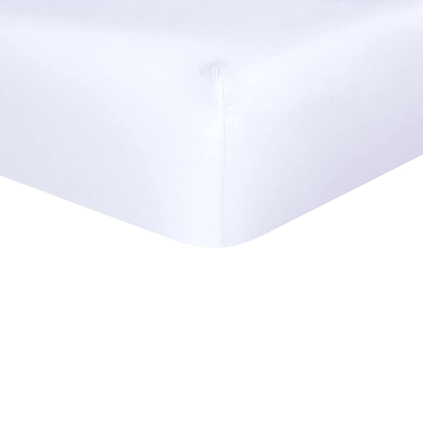 Sleepdown Fitted Sheet Plain Warm Cosy Breathable Super Soft 100% Bamboo Bedsheet Bed Line...