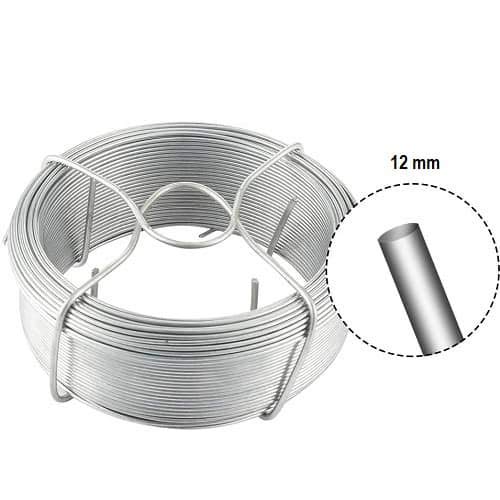 CABLEPELADO Filo Di Ferro Galvanizzato, Rotolo Acciaio Plastificato, Diametro 1,2 mm, Lunghezza 20 Metri