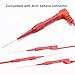 10PCS Back Probe Kit with 4mm Banana Socket (0.7mm Needle) | Non-Destructive Wire Piercing Probes Pin for Car Tester & Automotive Testing Tools Multimeter Tester (Red-Black)