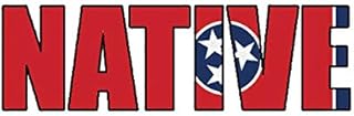 EW Designs Tennessee Native Sticker Decal Vinyl TN Pride Bumper Sticker Vinyl Sticker Car Truck Decal 5"