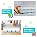 SVOST Large Ice Cube Trays 2 Pack, Silicone Easy-Release and Flexible Ice Cube Molds with Lids,1.8