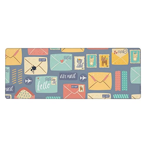 Grand tapis de souris pour bureau et maison - Idéal pour optimiser votre espace informatique