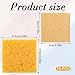 10 PCS Solder Sponge Soldering Iron Cleaning Sponge 2.36×2.36in High Temperature Sponge Welding Tip Cleaner, Replacement Solder Iron Cleaning Pads Soldering Accessories for Workbench and Workshop