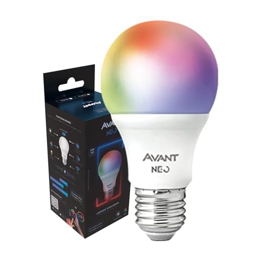 Lâmpada Inteligente LED Smart WI-FI compatível com Alexa, linha NEO, 10W, RGB, Luz branca e amarela (2700K-6500K), Bivolt, Avant