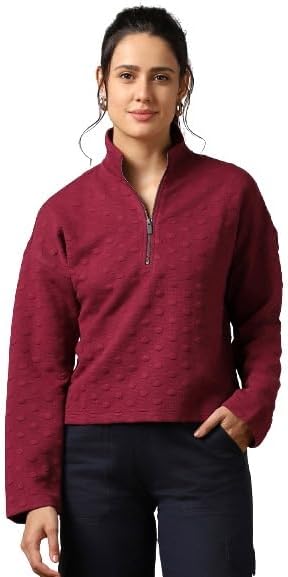 NOBEROMen's High-Neck Quilted Sweatshirt