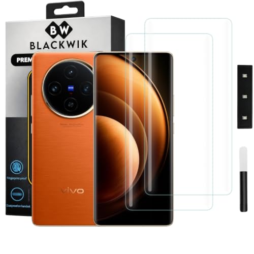 Image of Blackwik UV Curved Tempered Glass for Vivo X100 Ultra | 2-Pack