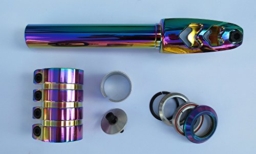 DropIn Scooters DIS Threadless Integrated Oil Slick SCS Upgrade Package 120mm Neochrome