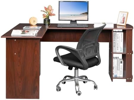 Experience Convenience with KARFER L-Shaped Computer Desk!