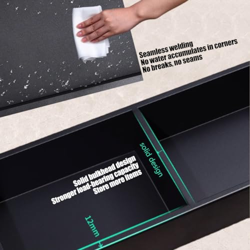 Étagère de douche moderne encastrée pour optimiser l'espace