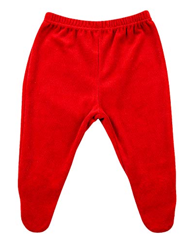 Conjunto Bebê Veludo Ondulê e Suedine Planetas - Vermelho RN