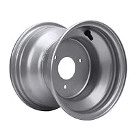 Focket 8 Zoll ATV Felge, 18 x 9.50-8 ATV Radreifen Felge, Aluminiumlegierung Material, Ersatzteile für ATVs, Go Karts, Off Road Fahrzeuge, und Quad Bikes (DREI Loch (Lochabstand: 78 mm / 3.07in))