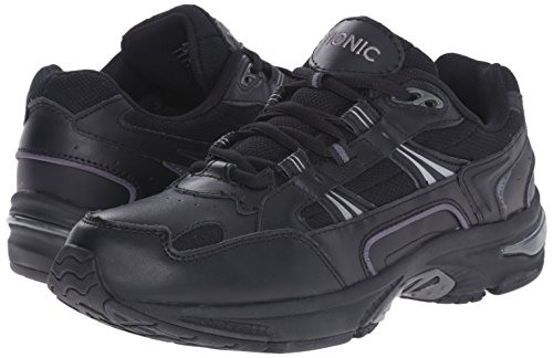 Vionic Walker Men's Plantar Fasciitis Shoe - Black Orthaheel Black - 10 Medium #TOP6