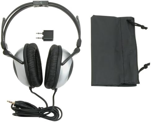Sylvania SYL-NC735 Noise Canceling Headphones (Black and Silver) (Discontinued by Manufacturer)