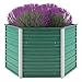 Produktbild vidaXL Hochbeet Verzinkter Stahl 129x129x77cm Grün Gartenbeet Frühbeet Garten