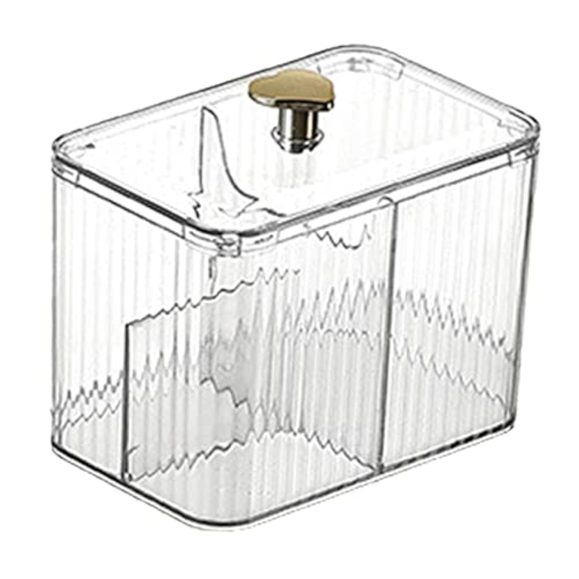Makeup Tool Storage Canister Bathroom Organizer