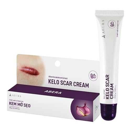 ABERA Kelo Scar Cream – Scar Removal Cream for AKN Bump Treatment, Razor Bump Treatment for Men & Keloid Bump Removal with Purple Onion & Black Reishi