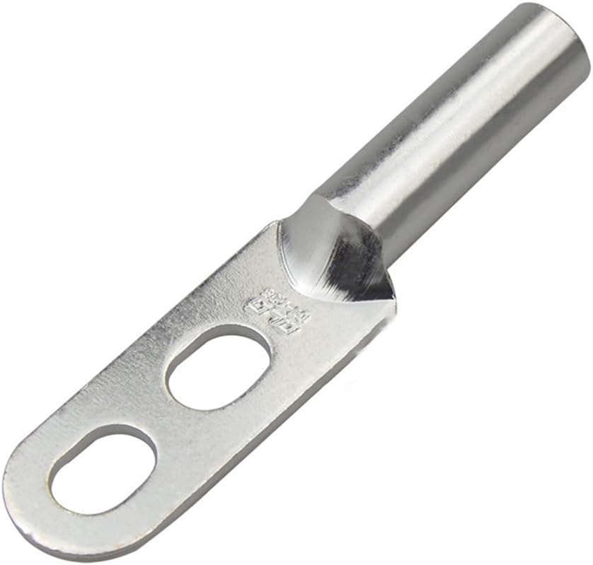 2 Hole Terminal Wire Connector Lug Oval Double Hole Tinned Copper Crimp Terminal Block Cable Connector DT2-25-400mm2(DT-2-185)