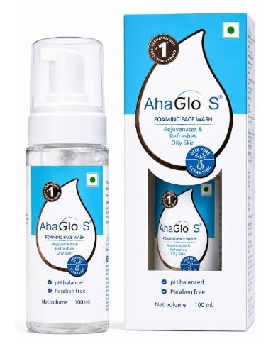 Aha Glo S Foaming Face Wash for Oily Skin, Deep Pore Cleansing, pH Balanced, Paraben Free, Refreshing Daily Facial Cleanser for Men & Women, 100 ml-image-47