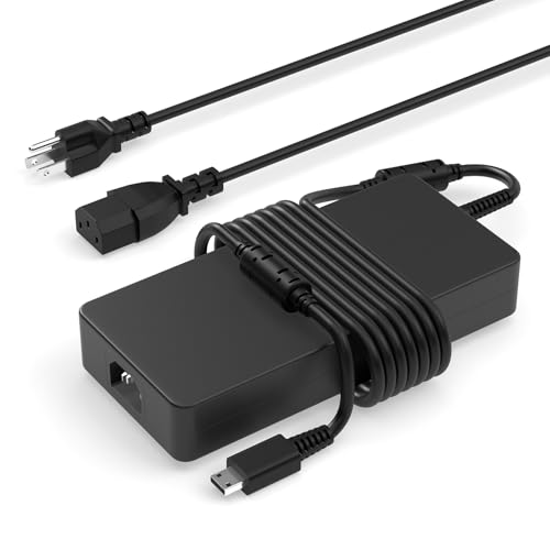 Ruilezyo 330W 280W AC Charger Compatible with MSI Raider GE76 GE66 GE78HX GE77HX GE68HX GE67HX Stealth 18 HX AI Vector 16HX AI 17HX GP76 GP78HX GP76HX GP68HX Titan GT77 GT76 Power Adapter