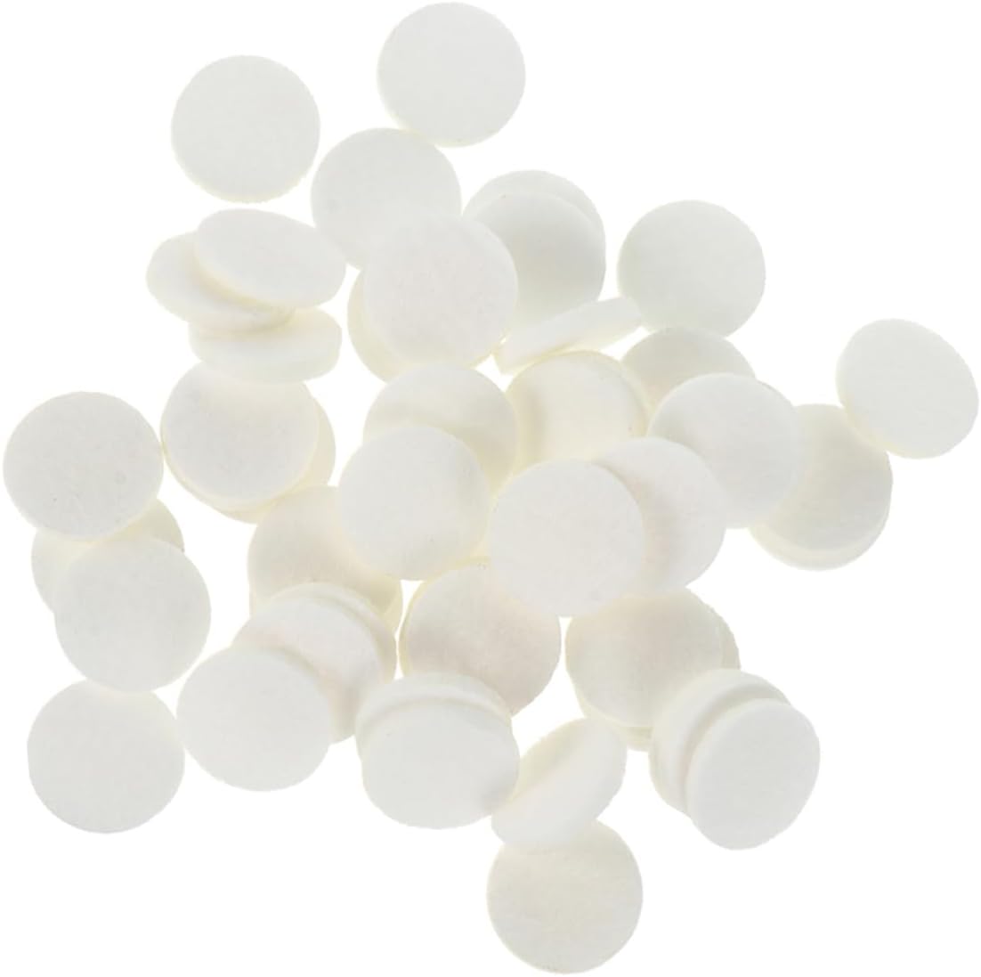 150pcs Essential Oil Cotton Pads Diffuser Felt Pad Essential Oil Accessories Essential Oil Diffuser Pad Humidifier Scent Pads Round Refill Pads White