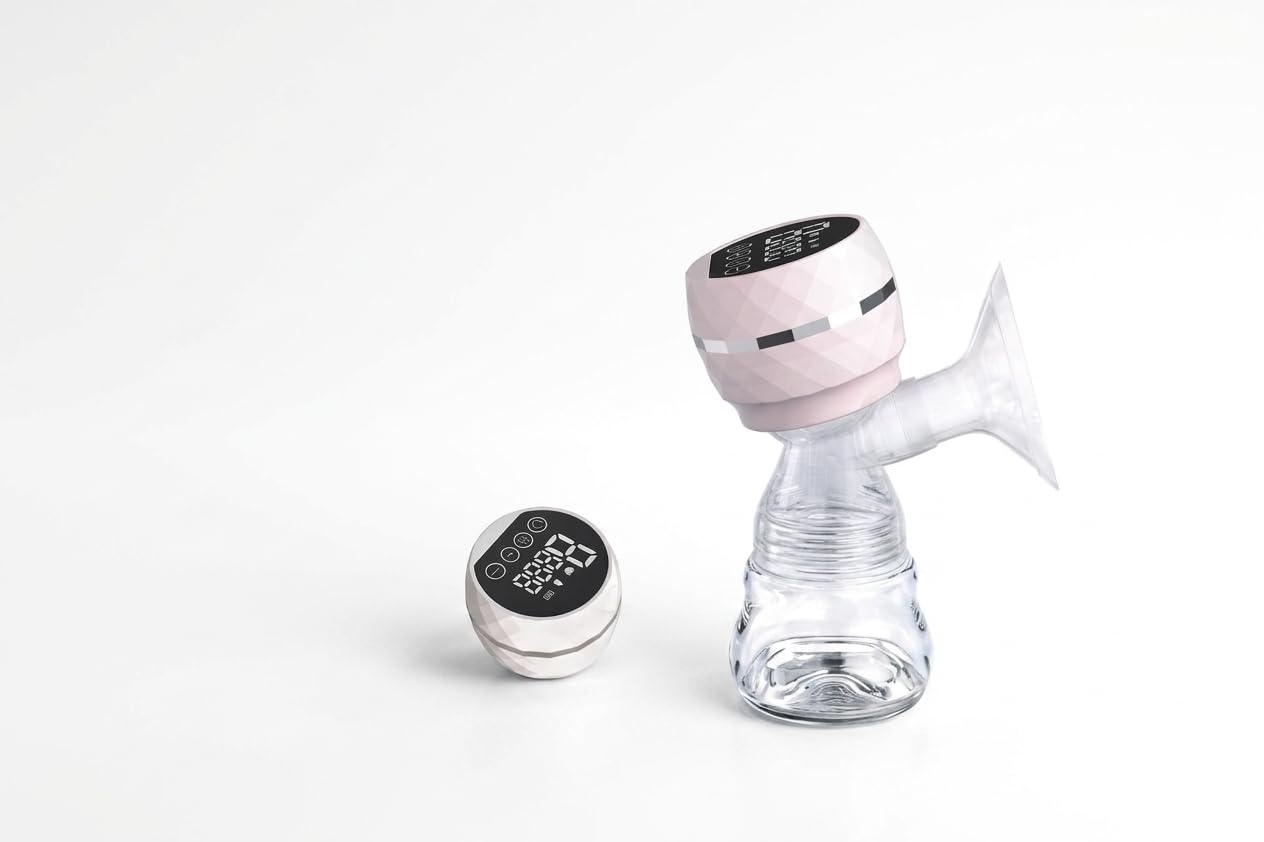 Breastfeeding Electric Pump with Smart Touch Display, 2 Modes & Adjustable Levels, Silent Operation, Portable Compact Design, USB Rechargeable Battery-image-1