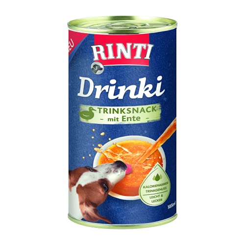 Finnern-Rinti 6X Drinki Ente 185ml (10,77 €/L) Trinksnack für Hunde (Erwachsene) 800.8 g