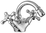 Monoforo bidet con canna orientabile completo di: