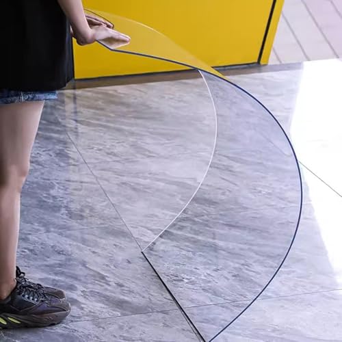 Cubierta de policarbonato para invernadero, impermeable y aislante, transparente, para uso en exteriores, cocheras, cobertizos (1,56 x 7 m)