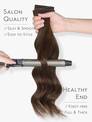 Image of WENNALIFE Invisi Edge 8cm Tape in Hair Extensions Human Hair