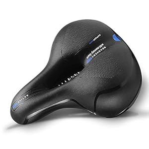 Piashow Fietszadel, langzaam rebound traagschuim fietszadel, hol ergonomisch design, waterdicht, ademend fietszadel voor…