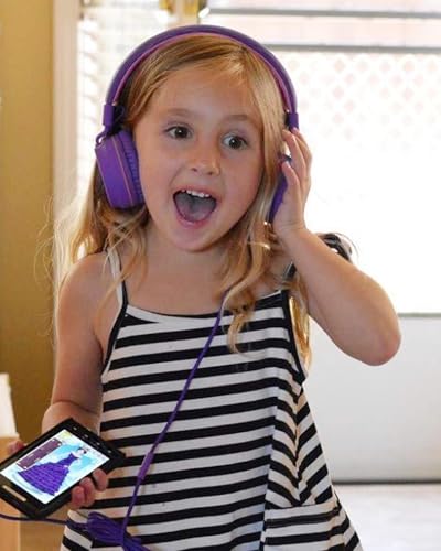 Image of AILIHEN USB C Headphones for Kids with Microphone, 85dB /94dB Volume Limited Over Ear Wired Headphones, Foldable Adjustable Headband for School, Chromebook, Tablet, iPad