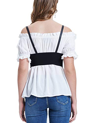 Kancy Kole Womens Sexy Pu Leather Halter Corset Underbust Steampunk Bustier(2Xl,Black) #TOP4