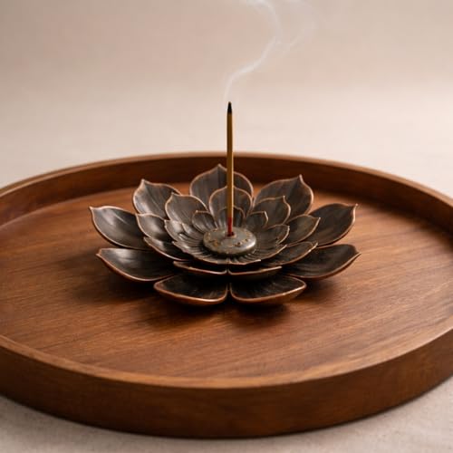 Image of CraftVatika Incense Stick Holder, Incense Burner, Incense Holder for Sticks Puja Decoration Items for Home, Incense Agarbatti Stand Holder for Puja Diwali Decoration Items, Return Gifts for Pooja