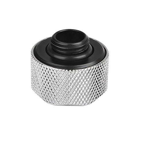 Image of Thermaltake Pacific Chrome 4 Build-in O-Rings C-ProG1 /4 PETG 16mm OD Compression Fitting CL-W213-CU00SL-A (Pack of 2)