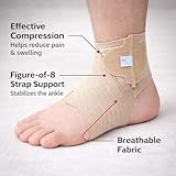 Express Orthopaedic® - Medically Approved Ankle Brace Tendonitis, Plantar Fasciitis Support for Sprained Ankle Figure-Of-8 Strap, Pain Relief, Compression, Support Unisex (Large (Ankle Circ. 23-26cm)) - Image 2