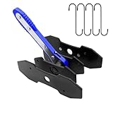 Anhoer Bremskolbenrücksteller 360° Schwenk Bremskolbenrücksteller Bremssattel Ratschen Werkzeug mit 4 Bremsbelag Ersatzhaken für die Reparatur von Autobremsen