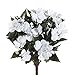 13.7" New Guinea Impatiens Bush White (Pack of 6)