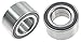 TRQ Front Wheel Bearing Set Compatible with 2007-2012 Dodge Caliber 2007-2017 Jeep Compass Patriot 2008-2015 Mitsubishi Lancer 2007-2016 Outlander 2011-2016 Outlander Sport