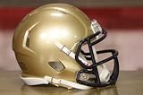 Navy Midshipmen Speed Mini Helmet - Gold