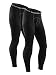 Neleus Men's Compression Running Leggings Tights,6026,Black,M,EUR L