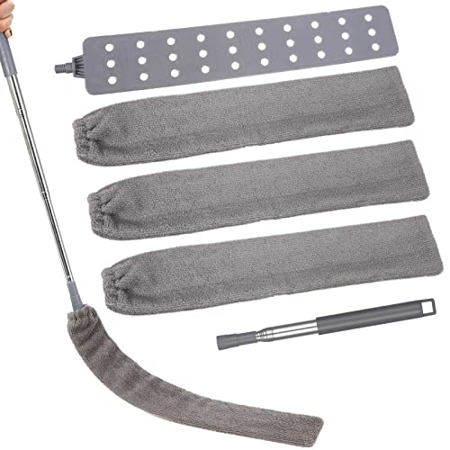Heyu-Lotus Einziehbarer Spalt-Staubreiniger mit 4 Abwaschbaren Tüchern,...